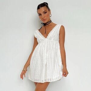 NWT Princess Polly Laney Mini Dress White